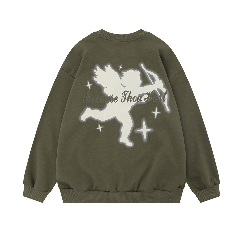 Fashion Cupid Printed Sweater Men - My Store