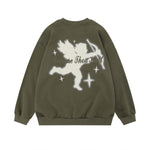 Fashion Cupid Printed Sweater Men - My Store