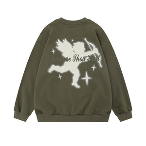 Fashion Cupid Printed Sweater Men - My Store
