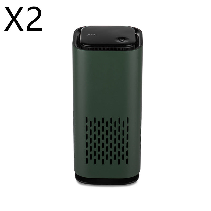 Spring New Arrival Mini Portable Car Air Purifiers With Usb Cable Charging Home Office HEPA Filter Car Air Purifier - My Store