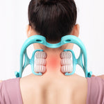 Multifunctional Manual Six-wheel Neck Massager Massage Relieve Roller Massage Tool - My Store