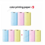 Portable Mini Thermal Label Printer Home Photo Printer Student Wrong Question Printer Bluetooth-compatible Mini Label Printer Price Tag - My Store