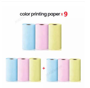 Portable Mini Thermal Label Printer Home Photo Printer Student Wrong Question Printer Bluetooth-compatible Mini Label Printer Price Tag - My Store