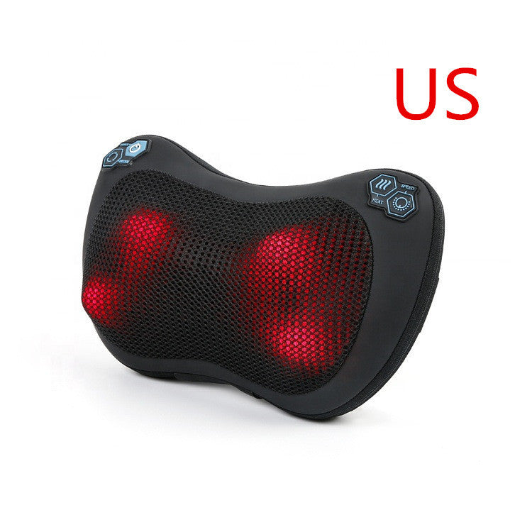 Car Massage Pillow Kneading Heating Cervical Massage Device - My Store