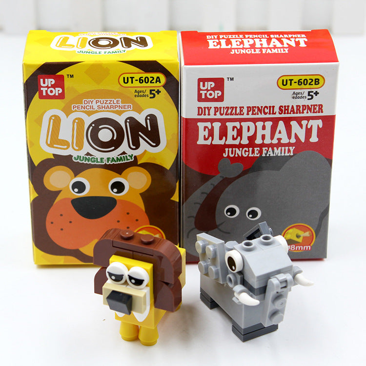 Assembling DIY building block pencil sharpener - My Store