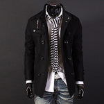 New Fashion Men Woolen Coat - My Store