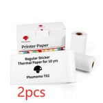 Portable Mini Thermal Label Printer Home Photo Printer Student Wrong Question Printer Bluetooth-compatible Mini Label Printer Price Tag - My Store