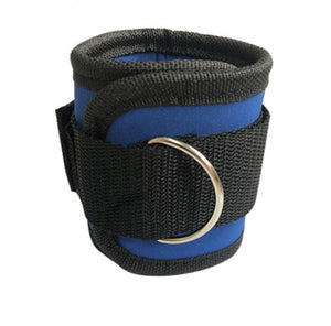 New D-ring Ankle Strap Buckle Adjustable Ankle Weights Gym Leg Ankle Cuffs Power Weight Lifting Fitness Rope 1/2PC - My Store