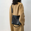 Bag women"s Messenger Bag Large Capacity Single Shoulder Bag New Fashion Versatile Ins Wide Shoulder Strap Small Bucket Bag - My Store