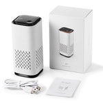 Spring New Arrival Mini Portable Car Air Purifiers With Usb Cable Charging Home Office HEPA Filter Car Air Purifier - My Store