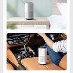 Spring New Arrival Mini Portable Car Air Purifiers With Usb Cable Charging Home Office HEPA Filter Car Air Purifier - My Store