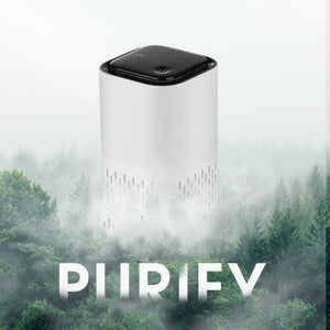 Spring New Arrival Mini Portable Car Air Purifiers With Usb Cable Charging Home Office HEPA Filter Car Air Purifier - My Store