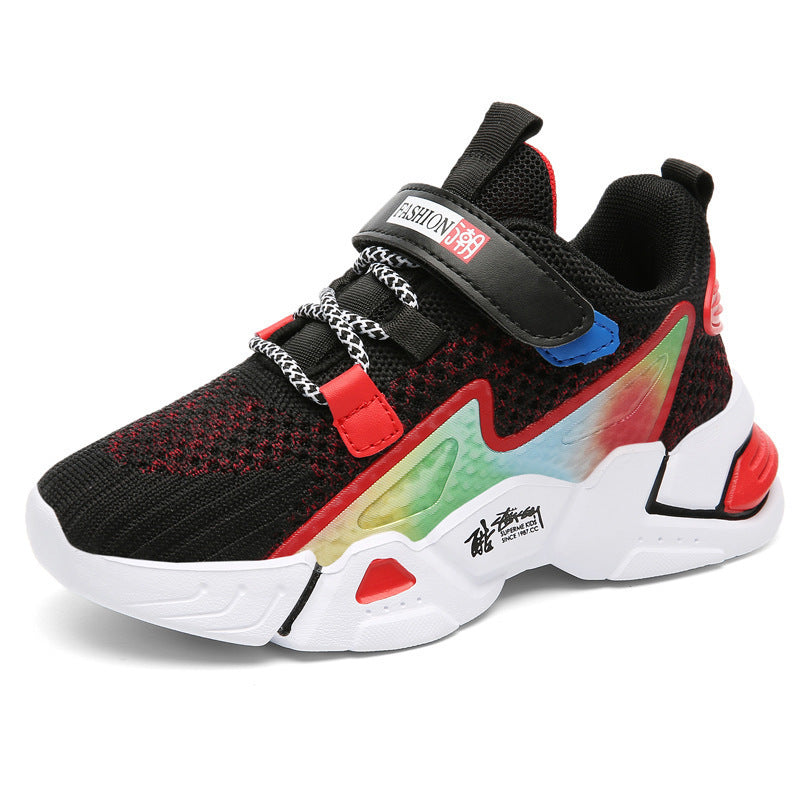 Children's Flying Knit Sneakers, Boys' Casual Sneakers - My Store