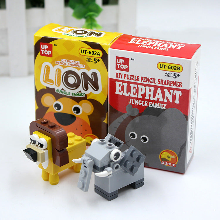 Assembling DIY building block pencil sharpener - My Store