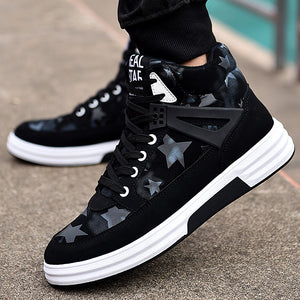 Casual Fashion Sneakers Men's Fleece-lined Sneakers - My Store