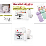 Portable Mini Thermal Label Printer Home Photo Printer Student Wrong Question Printer Bluetooth-compatible Mini Label Printer Price Tag - My Store