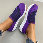 Flyknit Breathable Shoes Wedge Sneakers - My Store