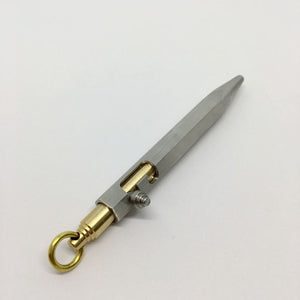 Six-sided stainless steel brass pen - My Store