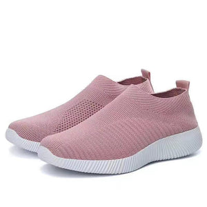 Flying Knit Sneakers Men's Mesh White Shoes Black Casual Sneakers - My Store