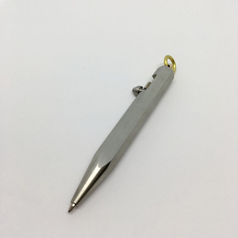 Six-sided stainless steel brass pen - My Store