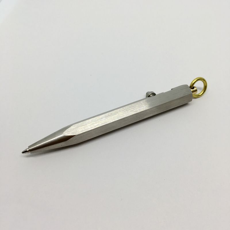 Six-sided stainless steel brass pen - My Store