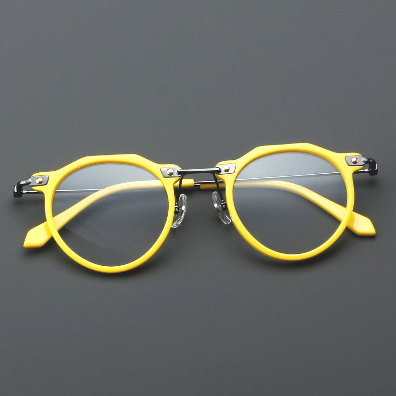New Glasses 5812 Retro Glasses Rim Metal Optical Glasses - My Store