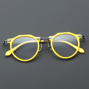 New Glasses 5812 Retro Glasses Rim Metal Optical Glasses - My Store