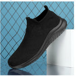 Flying Knit Sneakers Men's Mesh White Shoes Black Casual Sneakers - My Store