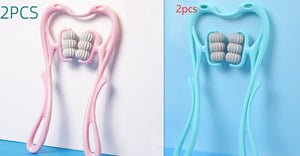 Multifunctional Manual Six-wheel Neck Massager Massage Relieve Roller Massage Tool - My Store