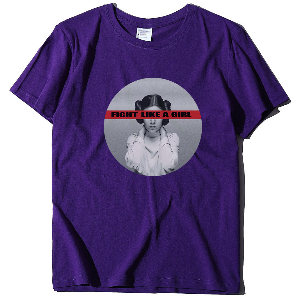 Feminist Print Casual T-shirt Short Sleeve Summer Tops Tee Shirt - My Store