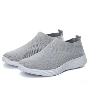 Flying Knit Sneakers Men's Mesh White Shoes Black Casual Sneakers - My Store