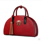 Fashion bag autumn and winter new women''s bag popular national style women''s shoulder bag versatile messenger bag soft handle handbag - My Store