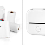 Portable Mini Thermal Label Printer Home Photo Printer Student Wrong Question Printer Bluetooth-compatible Mini Label Printer Price Tag - My Store