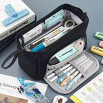 Fashion Double Canvas Multifunctional Pencil Case - My Store