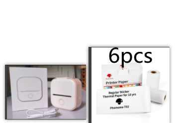 Portable Mini Thermal Label Printer Home Photo Printer Student Wrong Question Printer Bluetooth-compatible Mini Label Printer Price Tag - My Store