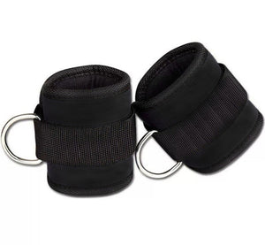 New D-ring Ankle Strap Buckle Adjustable Ankle Weights Gym Leg Ankle Cuffs Power Weight Lifting Fitness Rope 1/2PC - My Store