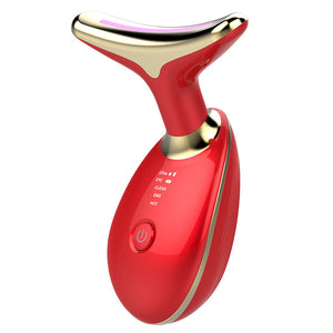 EMS Thermal Neck Lifting And Tighten Massager Electric Microcurrent Wrinkle Remover - My Store