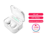 Bluetooth Earphone Stereo Headphone Wireless Earbuds Heads - My Store