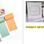 Portable Mini Thermal Label Printer Home Photo Printer Student Wrong Question Printer Bluetooth-compatible Mini Label Printer Price Tag - My Store