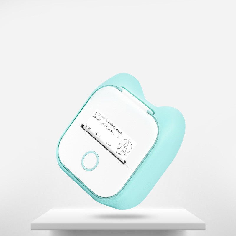 Portable Mini Thermal Label Printer Home Photo Printer Student Wrong Question Printer Bluetooth-compatible Mini Label Printer Price Tag - My Store
