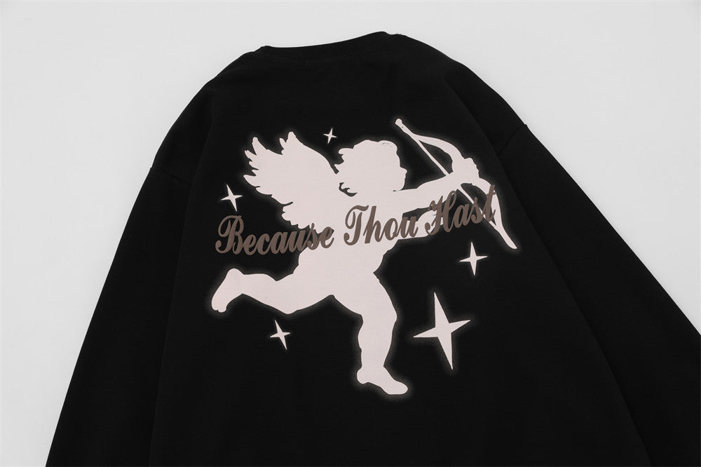 Fashion Cupid Printed Sweater Men - My Store