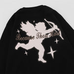 Fashion Cupid Printed Sweater Men - My Store