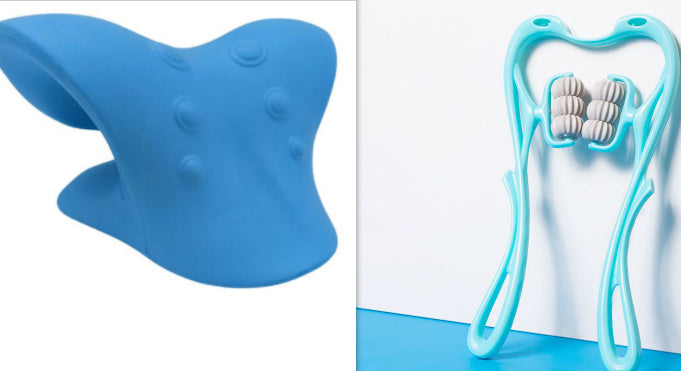 Multifunctional Manual Six-wheel Neck Massager Massage Relieve Roller Massage Tool - My Store