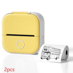 Portable Mini Thermal Label Printer Home Photo Printer Student Wrong Question Printer Bluetooth-compatible Mini Label Printer Price Tag - My Store