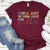 Women's Fertility Freedom Graphic Feminist Crew Neck T-Shirt - My Store