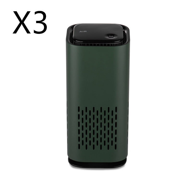 Spring New Arrival Mini Portable Car Air Purifiers With Usb Cable Charging Home Office HEPA Filter Car Air Purifier - My Store