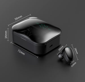 Bluetooth Earphone Stereo Headphone Wireless Earbuds Heads - My Store