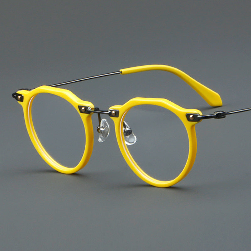 New Glasses 5812 Retro Glasses Rim Metal Optical Glasses - My Store