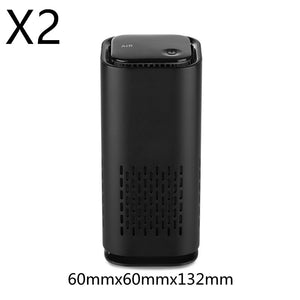 Spring New Arrival Mini Portable Car Air Purifiers With Usb Cable Charging Home Office HEPA Filter Car Air Purifier - My Store