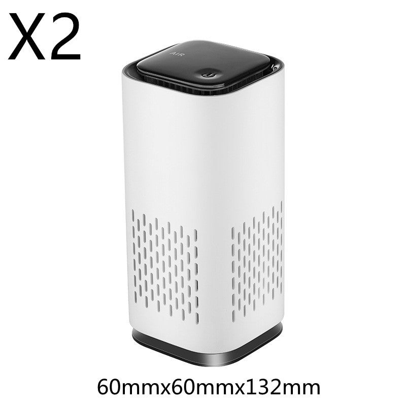Spring New Arrival Mini Portable Car Air Purifiers With Usb Cable Charging Home Office HEPA Filter Car Air Purifier - My Store